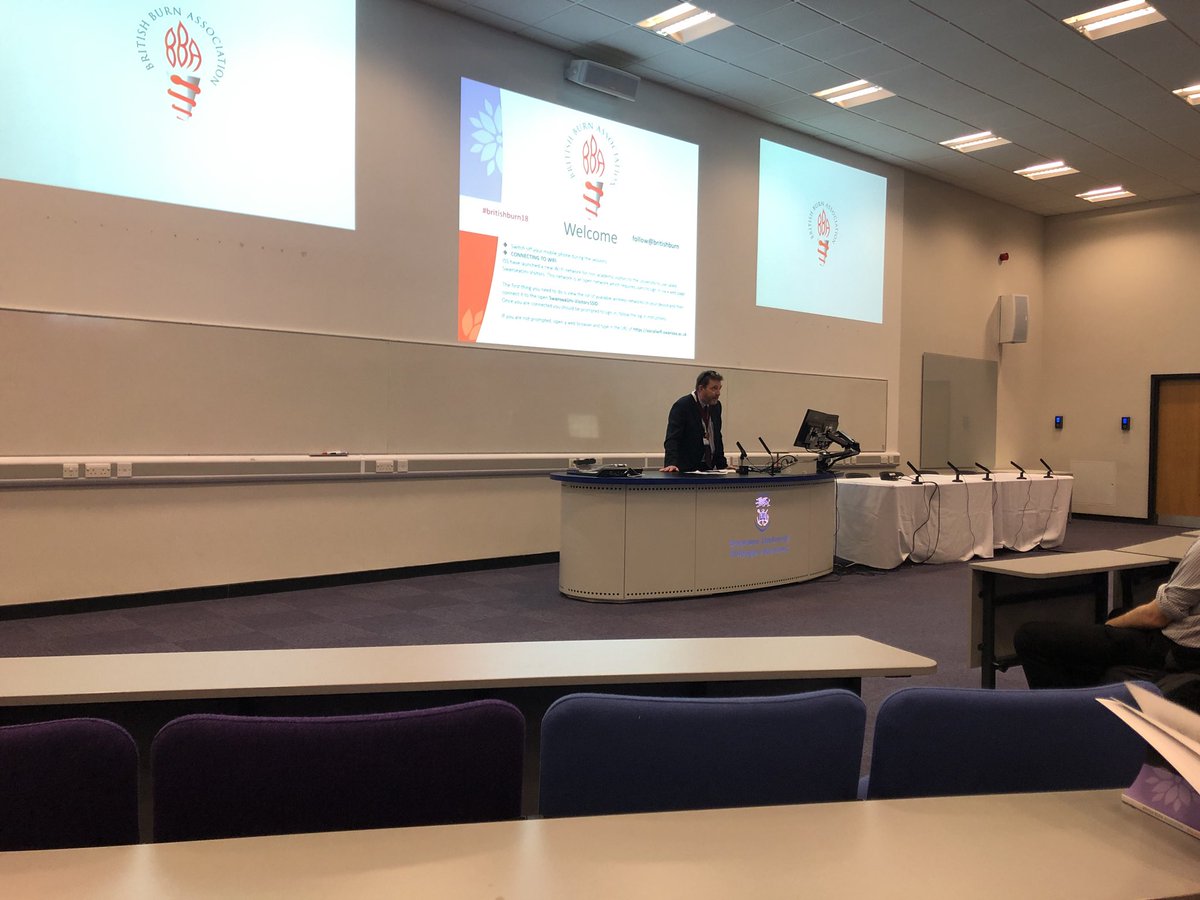 BBA Chair Peter Drew opening #britishburn2018 conference in Swansea