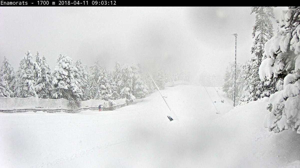 tempsdefred's tweet photo. Això es la @MasellaPirineu en el mes d’Abril amb un paqueton històric! Aquest hivern mai acaba!!! ❄️ #projecte4estacions #tempsdefred https://t.co/G06oDXReiy