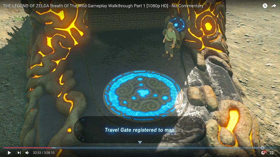 The Legend of Zelda Breath of the Wild Gameplay Walkthrough Part 1