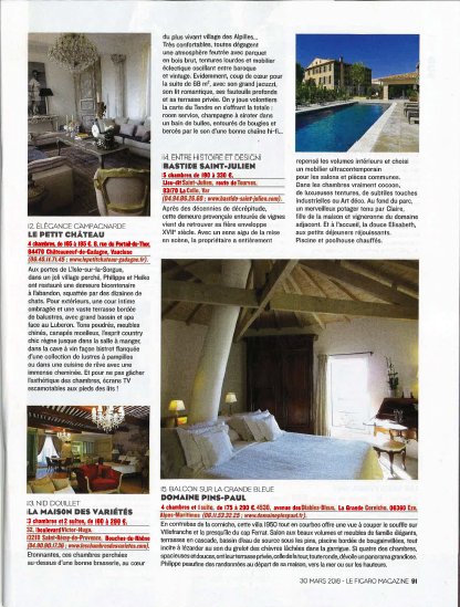imageconseil's tweet photo. Heureux de retrouver notre client la #BastideSaintJulien sur la couverture et dans les pages du @Le_Figaro Magazine. Un bel article sur cette demeure seigneuriale dans le guide 2018 des plus belles chambres d’hôtes de France ! #RelationsPresse #Communication #Agencecommunication https://t.co/5ayXnK2fYL