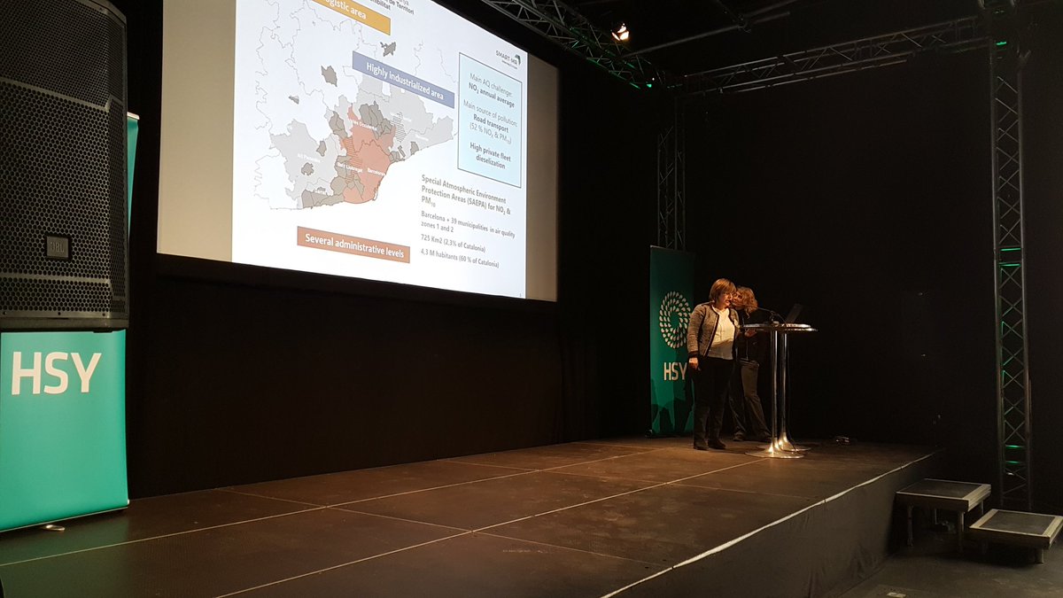 silviacasorran's tweet photo. In #Helsinki learning about #ShapingLowCarbonAreas,  it's time for the @territoricat with @MerceRiuss and @BCN_Mobilitat with  @maitarmesto to talk about the best practice  #LowEmissionsZone in Barcelona Metropolitan Area #AMB #ZBE @AMBmobilitat #SMARTMR https://t.co/64Pwpe8IDZ