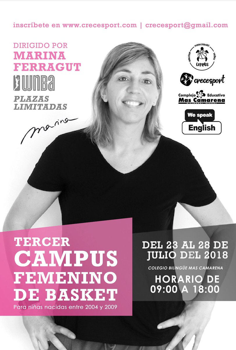 Ya está preparada la III Edición del Campus Femenino de Baloncesto, este año ampliamos edades. Inscripciones abiertas y plazas limitadas ¡No te lo pierdas!