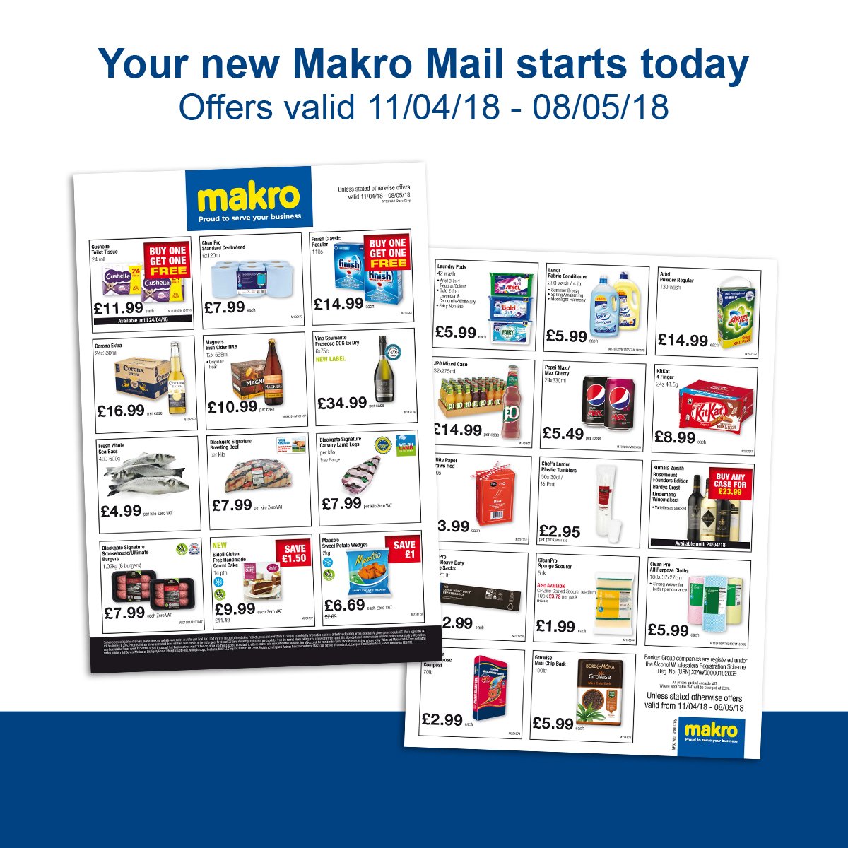 The latest #makromail is now available. See online for details, or visit us in store today. makro.co.uk/promotions.html