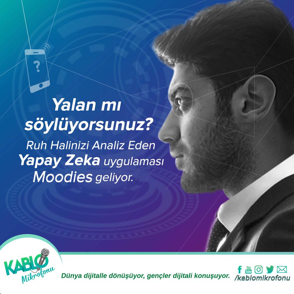 kablomikrofonu's tweet photo. Hangi ruh hali içinde bulunduğunuzu söyleyen “Moodies” adındaki uygulama 2020’ye kadar yüz ifadenizden yalan söyleyip söylemediğinizi tespit edebilecek.

#yapayzeka #Moodies #teknoloji #artificialintelligence #technology https://t.co/ROhZYFhZhO