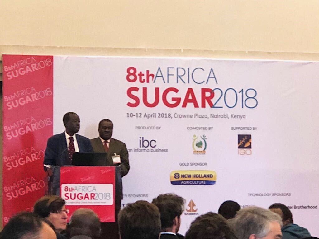 Mr. Henry Obwocha, Chairman of the Privatisation Commission, and Mr. Solomon Odera, Interim Head – Sugar Directorate of AFA announces the revamp of the Sugar industry in Kenya. bit.ly/2IFMiNx