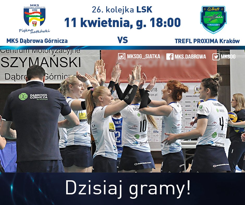 mksdg's tweet photo. Zagramy w środowy wieczór! 

⚔  @mksdg - @ProximaKrakow 
📆 11.04
⏰18:00
🏟 Hala Centrum
⚠ Bilety: https://t.co/de61qltYIS https://t.co/JyMiLMNeqg