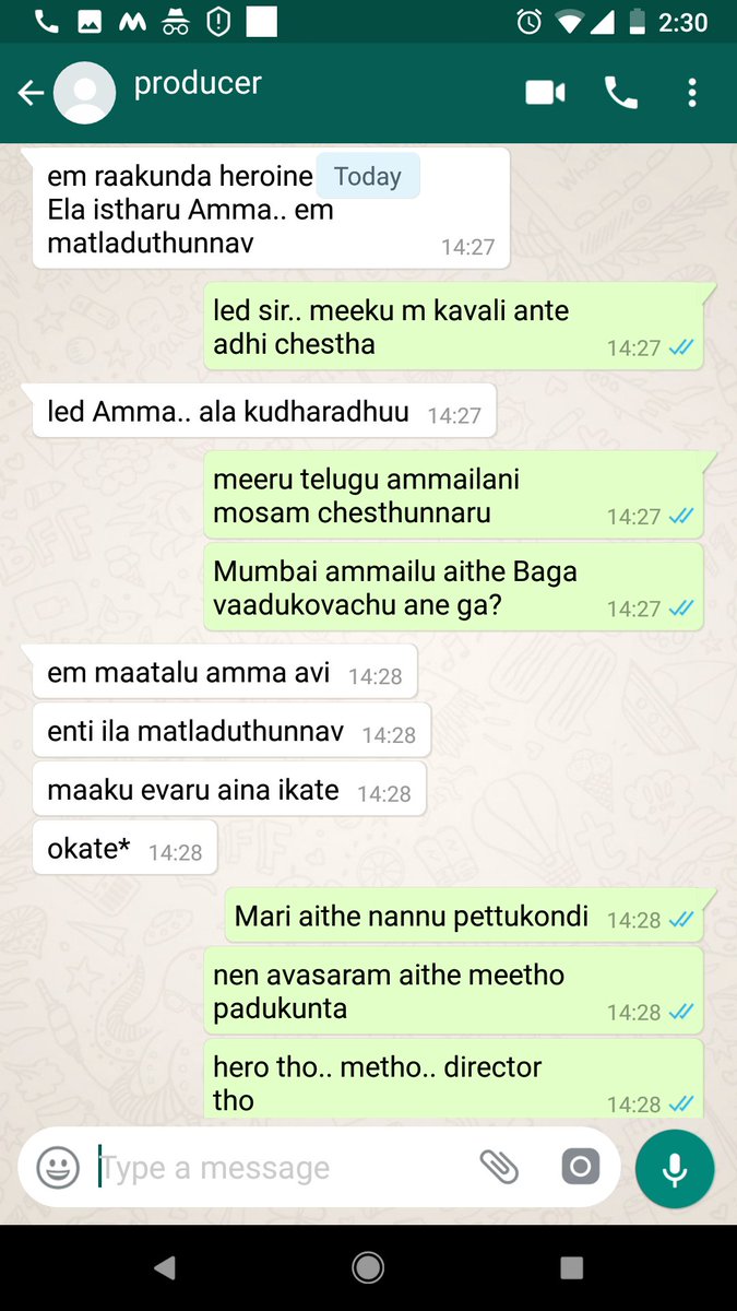 Srithebitch's tweet photo. #srileaks #srireddy THE REAL TRUTH !! REAL WHAT'S APP CHATS @MsSriReddy https://t.co/ZNz1ZZ4c4M
