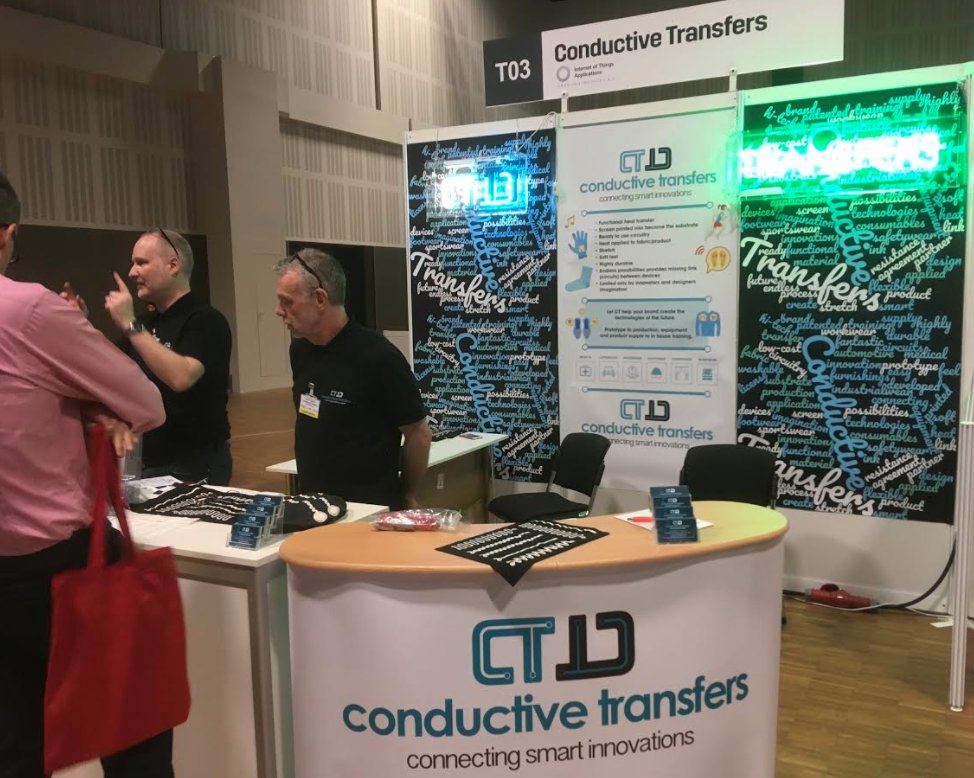 conductive_t's tweet photo. Join #conductivetransfers @IDTechExShow Booth T03 we can help with #printedelectronics #sensors #wearables #FashionTech #smarttextiles  #prototype #etextiles #printedbatteries https://t.co/Gy7Je3UgdL