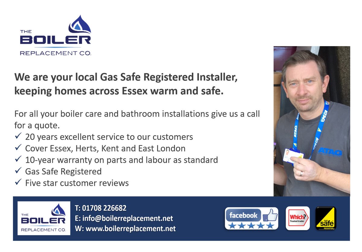 The weather may be getting warmer, but we're still working hard to make sure homes in #Essex #Herts and #EastLondon can enjoy the benefits of their boiler all year round. Lovemyhome #Familylife #excellentcustomerservice #TrustedTrader #Tradesmen #GasSafeRegistered  <a href="/Your_Essex/">Your Essex</a>