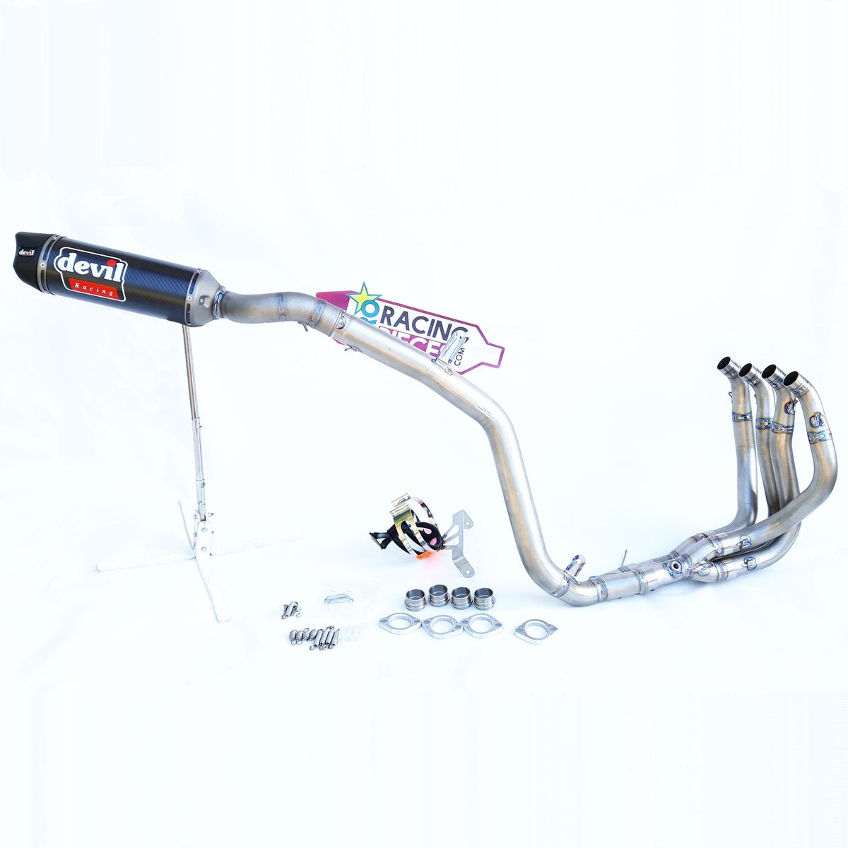 RacingPerfs's tweet photo. #ARRIVAGE: Ligne complète #DevilRacing pour #Kawasaki #zx6r 2007-2008
Pot d'échappement NEUF dans emballage sortie d'usine | collecteur titane ultra léger.
Tarif Neuf conseillé: 2646€ TTC
=> Proposée à seulement 1449€ avec envoi soit 1197€ d'économie !!
https://t.co/zyjOYO1QJv https://t.co/PPyP3XUWu0