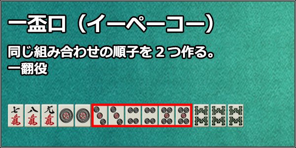 公式 麻雀 天極牌 Auf Twitter 天極講座 一盃口 イーペーコー 同じ組み合わせの順子を2つ作る 一翻役メンゼンのみ 天極牌 麻雀 役 公式 麻雀 天極牌 Auf Twitter 天極講座 一盃口 イーペーコー 同じ組み合わせの順子を2つ作る 一翻役メンゼンのみ 天極牌 麻雀 役