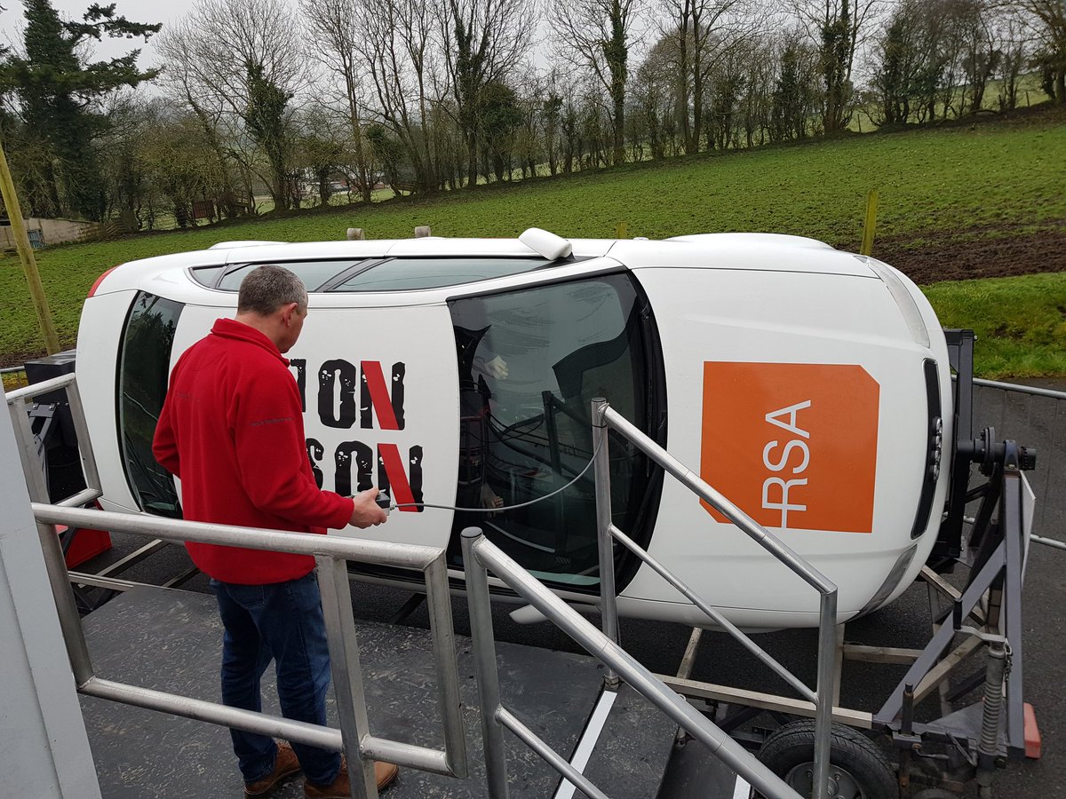 doogarry's tweet photo. I went for a spin in this @RSAIreland #RoadShow #RoadSafety A complete eye opener for all the students taking part. https://t.co/qiwb7ICQIA