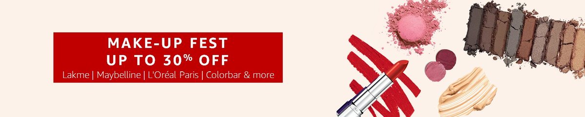 AmazonFashionIn's tweet photo. Tide over #humpday blues with the #MakeUpFest on #AmazonBeauty ! all your fave brands with offers you can't resist! https://t.co/MUYjaxFi1c
#AmazonFashionFinds #AmazonLoves https://t.co/N1IR5SrEy8