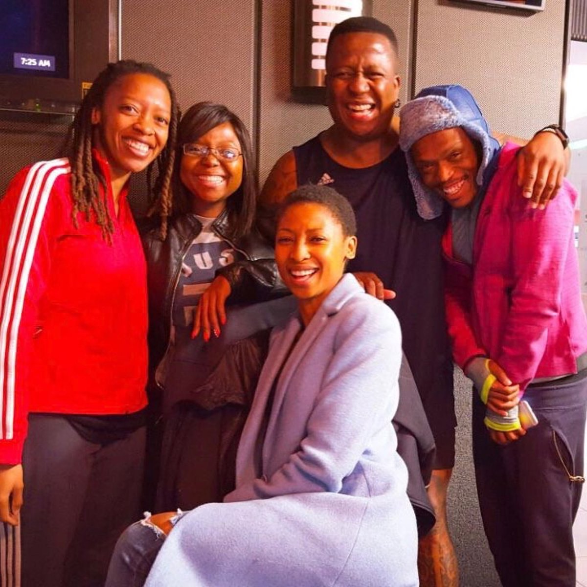 DJFreshSA's tweet photo. #ThisDayInRadioHistory #2017 #TimeREALLYflies 

#Repost @djfreshsa
・・・
Our first ever #FamousFreshFridays guest was @enhlembali_ .... New found respect for her!! Thanks for having #FreshBreakfast on @metrofmsa!! https://t.co/wHKvGler1V
