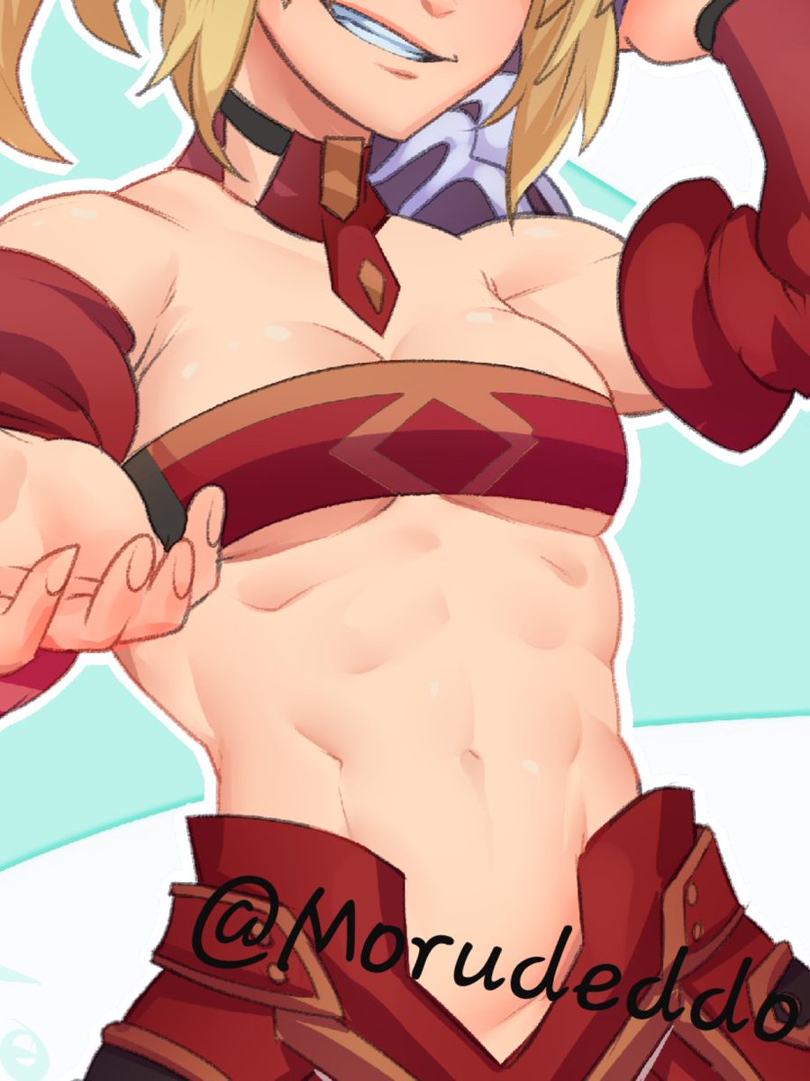 Morudeddo's tweet image. Voted Best Abs in Chaldea