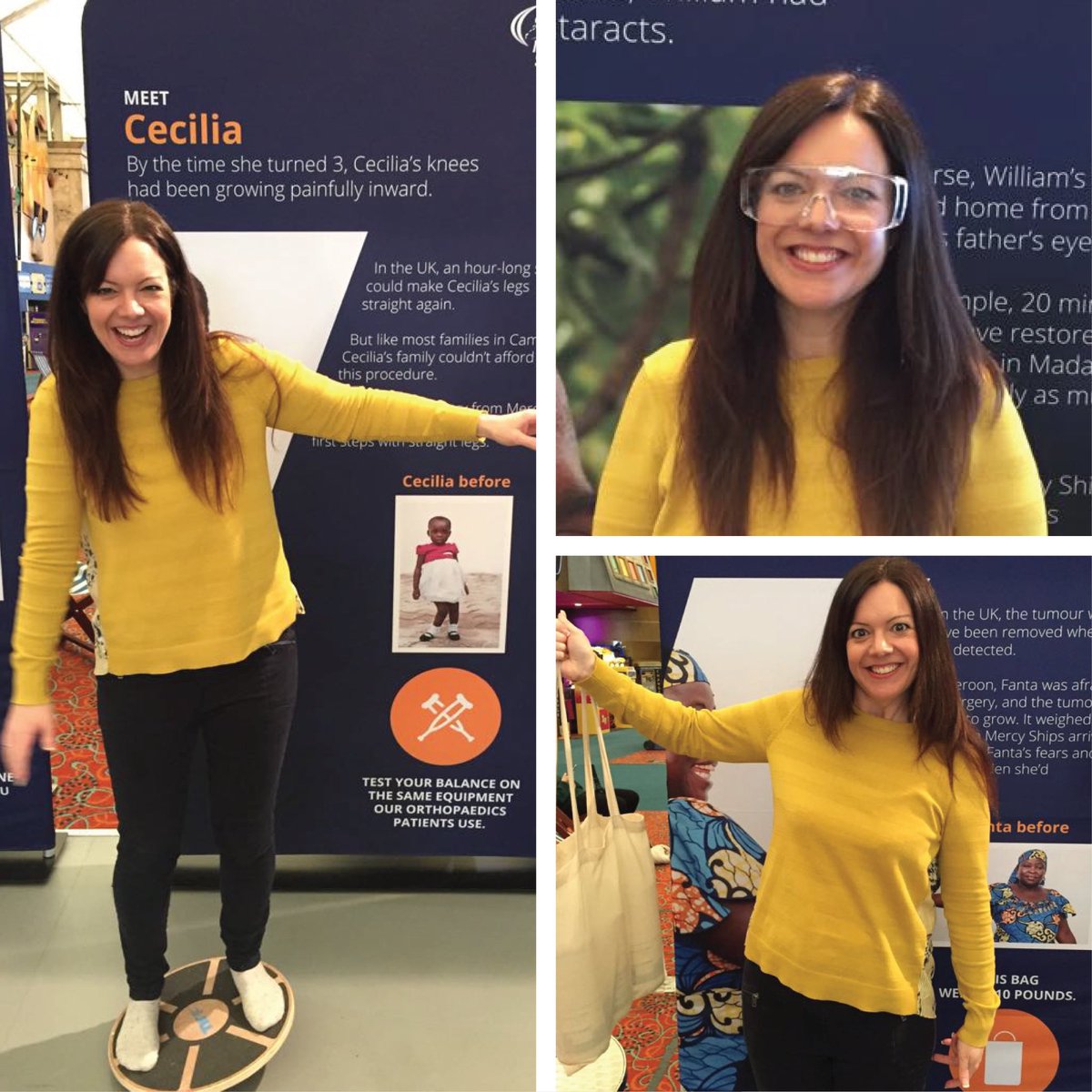 Nice work <a href="/AnneCalver/">Anne Calver</a>! You've mastered all three interactive stations at the <a href="/MercyShipsUK/">Mercy Ships UK</a> stand.

Now will you challenge @anthonydelaney <a href="/RevYemmy/">Rev. Yemi Adedeji- The Bridge</a> <a href="/RabbiRogers/">Cris Rogers  ن</a> to do the same?