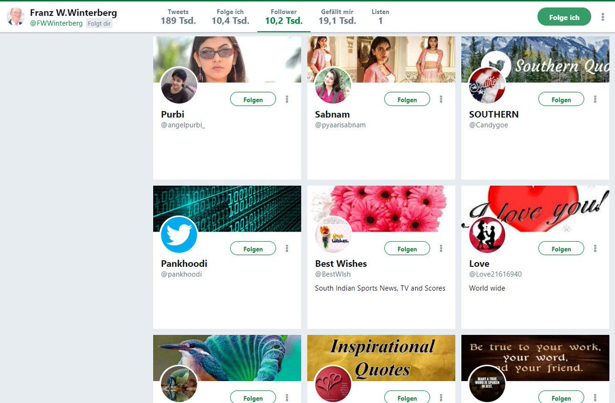 ISTANBUL_THEMES's tweet photo. Warum hat es ein seriöser Politiker wie Franz W.Winterberg @FWWinterberg nötig, sich mit #FAKEFOLLOWERN zu "schmücken"? 10k Follower erhöhen nicht deine Glaubwürdigkeit, wenn sie aus #FakeProfilen bestehen. Eher das Gegenteil ist der Fall.
#FAKE #FOLLOWER https://t.co/UGGEFejwi3