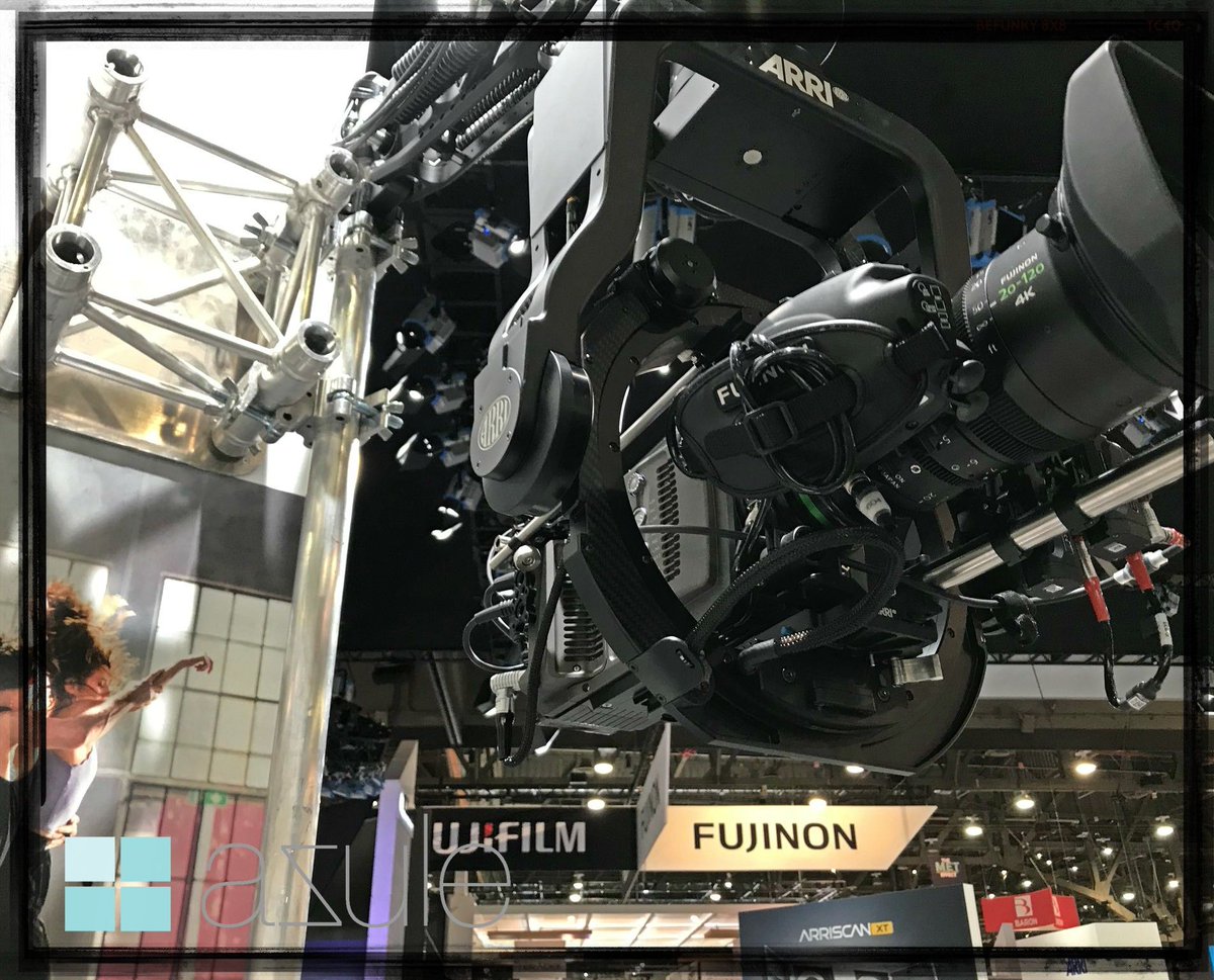 azulefinance's tweet photo. @ARRIChannel in stabilisation at @NABShow in Las Vegas!
#NABShow18 #AzuleFinance https://t.co/pLx2kwUoFD
