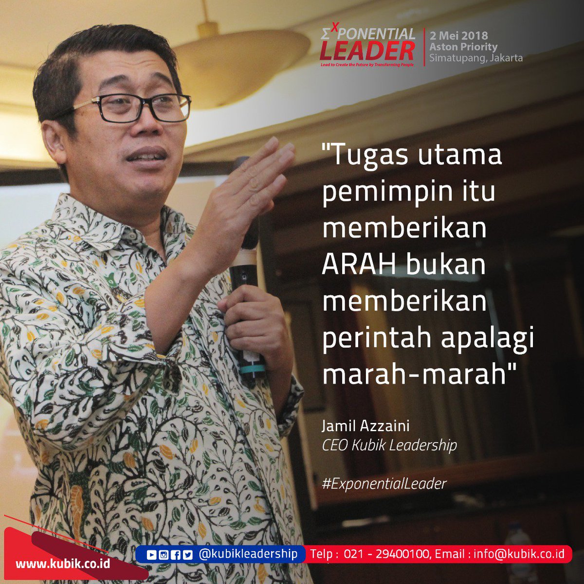 JamilAzzaini's tweet photo. Menentukan arah memang bukan pekerjaan mudah. Untuk itulah yang mampu melakukannya dengan baik bisa disebut seorang PEMIMPIN..
.
#KubikLeadership #innovateforimpact #exponentialleader #quotes #quotesindonesia #JamilAzzaini https://t.co/h3ghj2Tgav