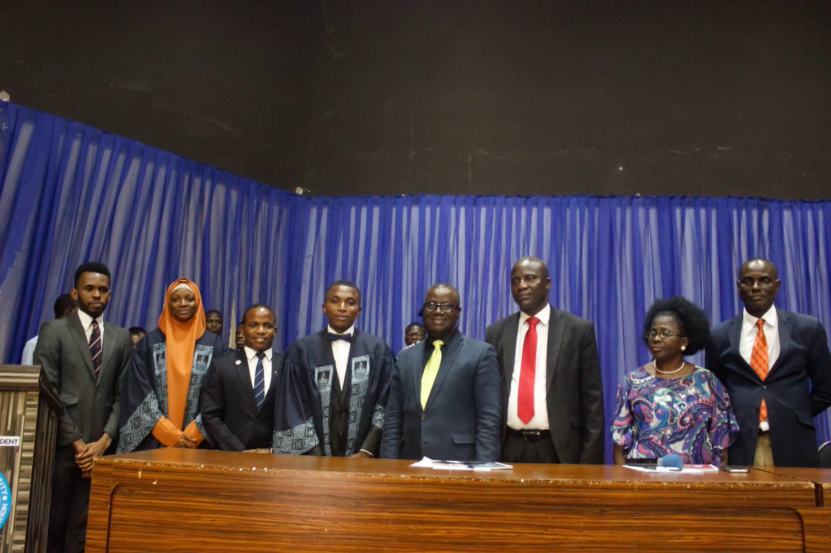 Lasumsa_senate's tweet photo. #Throwbackwed to when members of the 10th @Lasumsa_senate were inaugurated. It was a fulfilling day as the first female speaker in person of Rt. Hon. Yishawu @azeezat4climate was sworn in along other members of the functionaries and members @toby_badmus  @lshaofficial https://t.co/PW1eWOfY3e