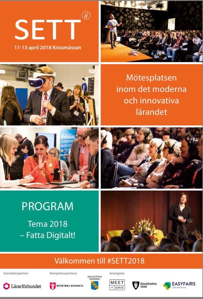 Toltorpsskolan's tweet photo. Idag är pedagoger från Toltorpsskolan på SETT-mässan i Stockholm för att inspireras och ta med sig idéer för digitaliseringen och den vidare programmeringen! https://t.co/cPsq9kIFHo