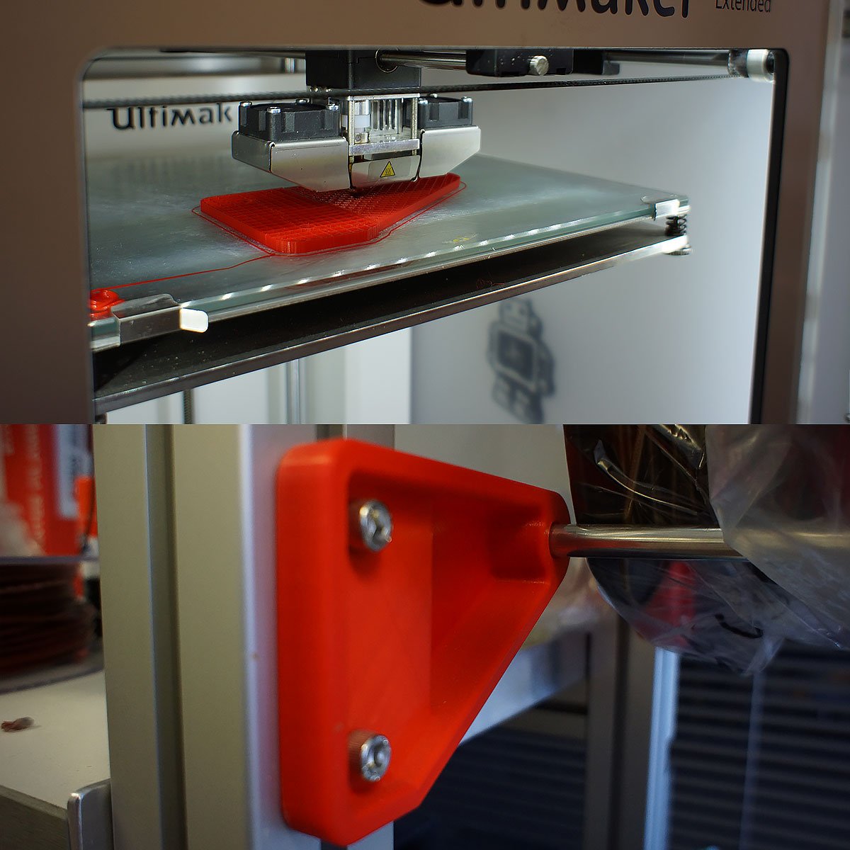 a2kstore's tweet photo. The completed support bracket printed on our Ultimaker 2 Extended+ 3D printer
#Ultimaker #Ultimaker2 #Ultimaker2Extended #3Dprint #3Dprinting #3Dprinted #3Dmodel #3Dmodeling #Design #3Dscanning #3Ddesign #Redstack #Redstacksolutions https://t.co/0cFGc730Jm