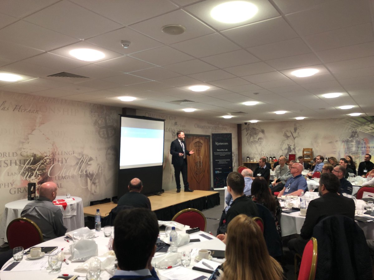 stuartpbuckley's tweet image. @starcom_tech Dave Meredith educating STARCOM customers on @SonicWall threat report and security. #securitylab