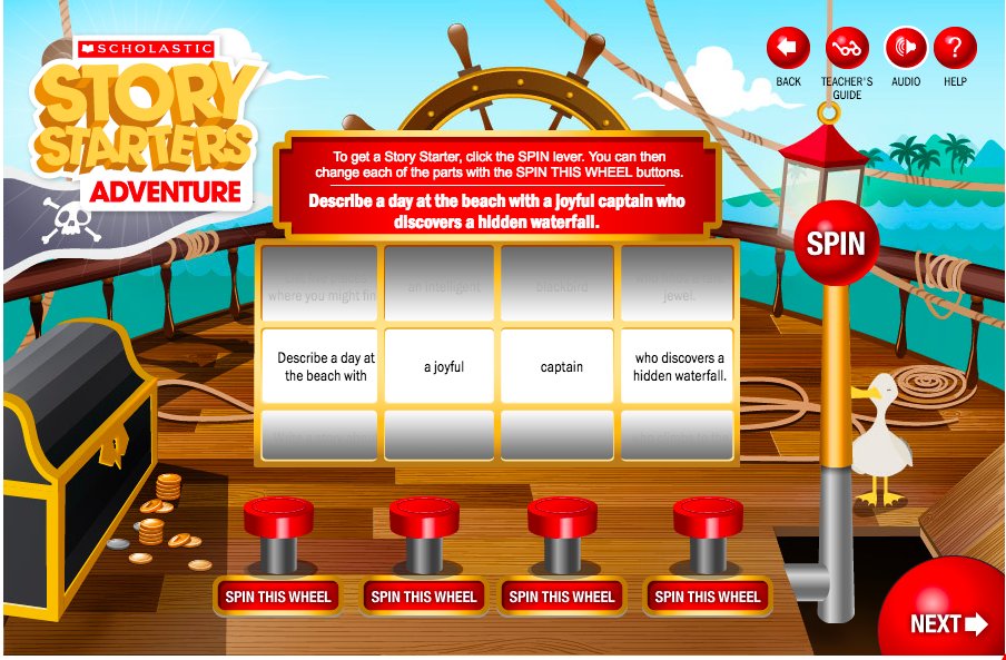 What an exciting way to start a story! With themes and grades to choose from, you really can't go wrong with this. I've used it many times with my students and they absolutely love it! #acuedu_p 
scholastic.com/teachers/story…
