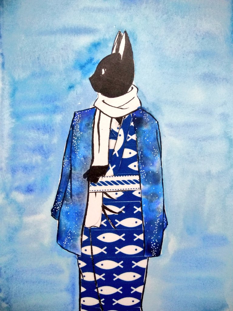 Heart_suki's tweet photo. Drawing the dandy cat into kimono 😻
#cat #catclothes #dandy #dandycat #drawing #drawingskills #japan #japon #japanese #japaneseclothes #japanesecat #kimono #painting #watercolor #washitape #washi https://t.co/fpnhMlTqO5