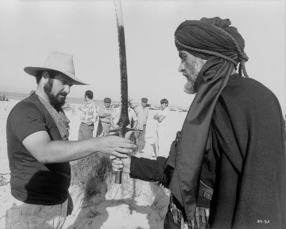 Happy birthday, John Milius!

Seen here with Sean Connery on the set of The Wind And The Lion (1975). 