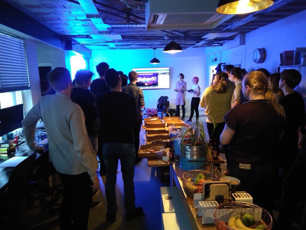 CodebarBrighton's tweet photo. Amazing Codebar last night at the super cool @builtbybuffalo! Great show and tell from @hello_anwen too! Big thanks to @Pizzafacepizza for the pizza and lots of love to our coaches for your help as always! https://t.co/Zy3mVTFMse