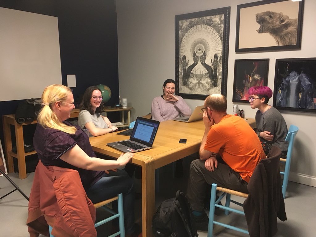CodebarBrighton's tweet photo. Amazing Codebar last night at the super cool @builtbybuffalo! Great show and tell from @hello_anwen too! Big thanks to @Pizzafacepizza for the pizza and lots of love to our coaches for your help as always! https://t.co/Zy3mVTFMse