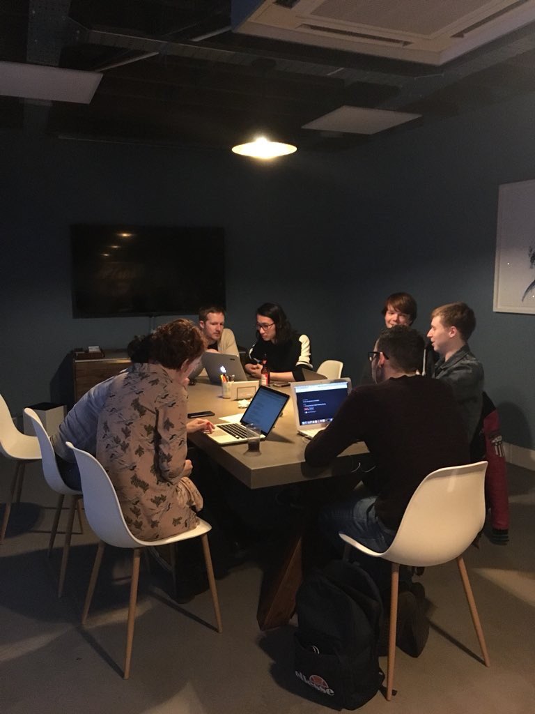 CodebarBrighton's tweet photo. Amazing Codebar last night at the super cool @builtbybuffalo! Great show and tell from @hello_anwen too! Big thanks to @Pizzafacepizza for the pizza and lots of love to our coaches for your help as always! https://t.co/Zy3mVTFMse