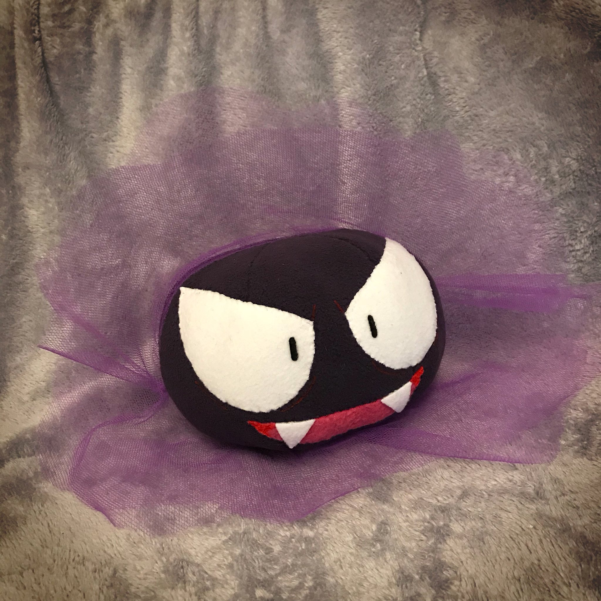 Weez Loves You on X Gastly plush complete with poisonous gas cloud cough etsy pokemon handmade https t 6PlHy06MZQ X