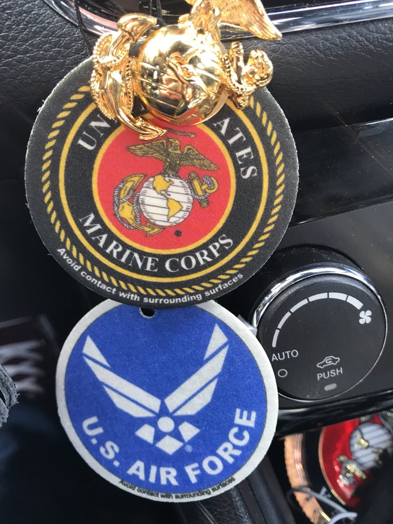 JenniWestra's tweet photo. Supporting both my boys!
#USMC#USAF https://t.co/EDpQA4Su2z