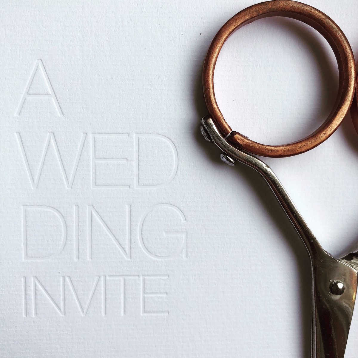 One of my most favourite print finishes... Blind debossing ❤️ 
Subtle, classy, enticing and oh so tactile; what’s not to love? 
Leave a lasting “impression” on your guests; whether it’s a monogram of your initials, a heart or something very specific to you... Be #unique