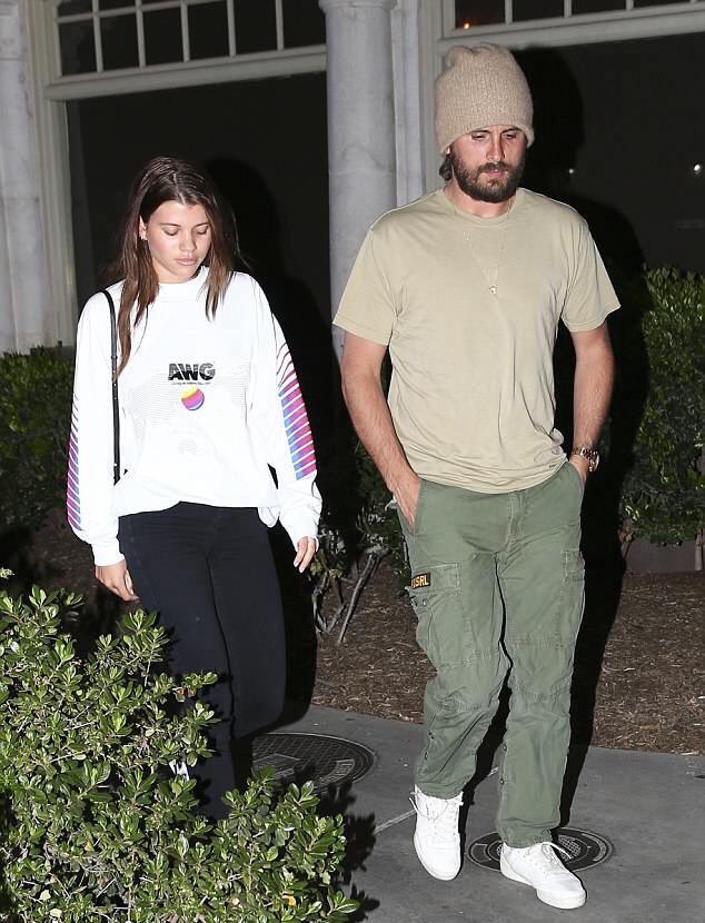 UpscaleHype's tweet photo. .@ScottDisick wears Polo @RalphLauren cargo pants and @adidas #YEEZY powerphase #calabasas sneakers out with @sofiarichie sporting an @alexanderwangny sweatshirt. #scottdisick #poloralphlauren #ralphlauren #adidas #adidasoriginals #yeezy #yeezypowerphase #calabasas https://t.co/ms58vm4vpb