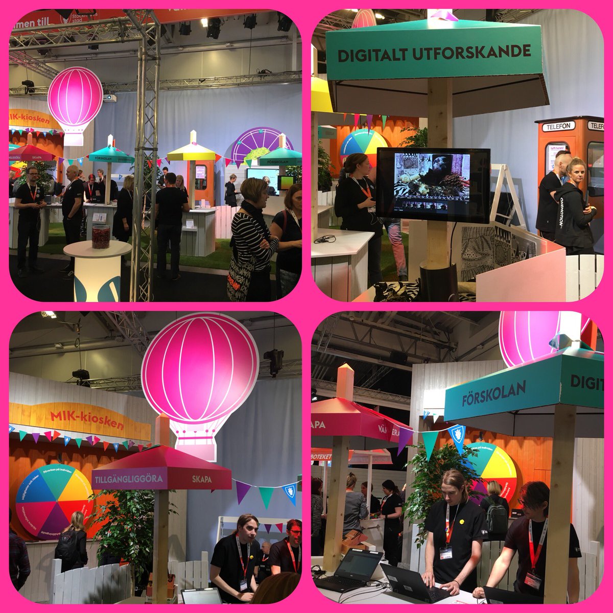 Stockholms stad utbildningsförvaltning bjuder på en digital folkpark under #sett2018 #sthlmisit <a href="/smartsthlm/">SmartSthlm</a>