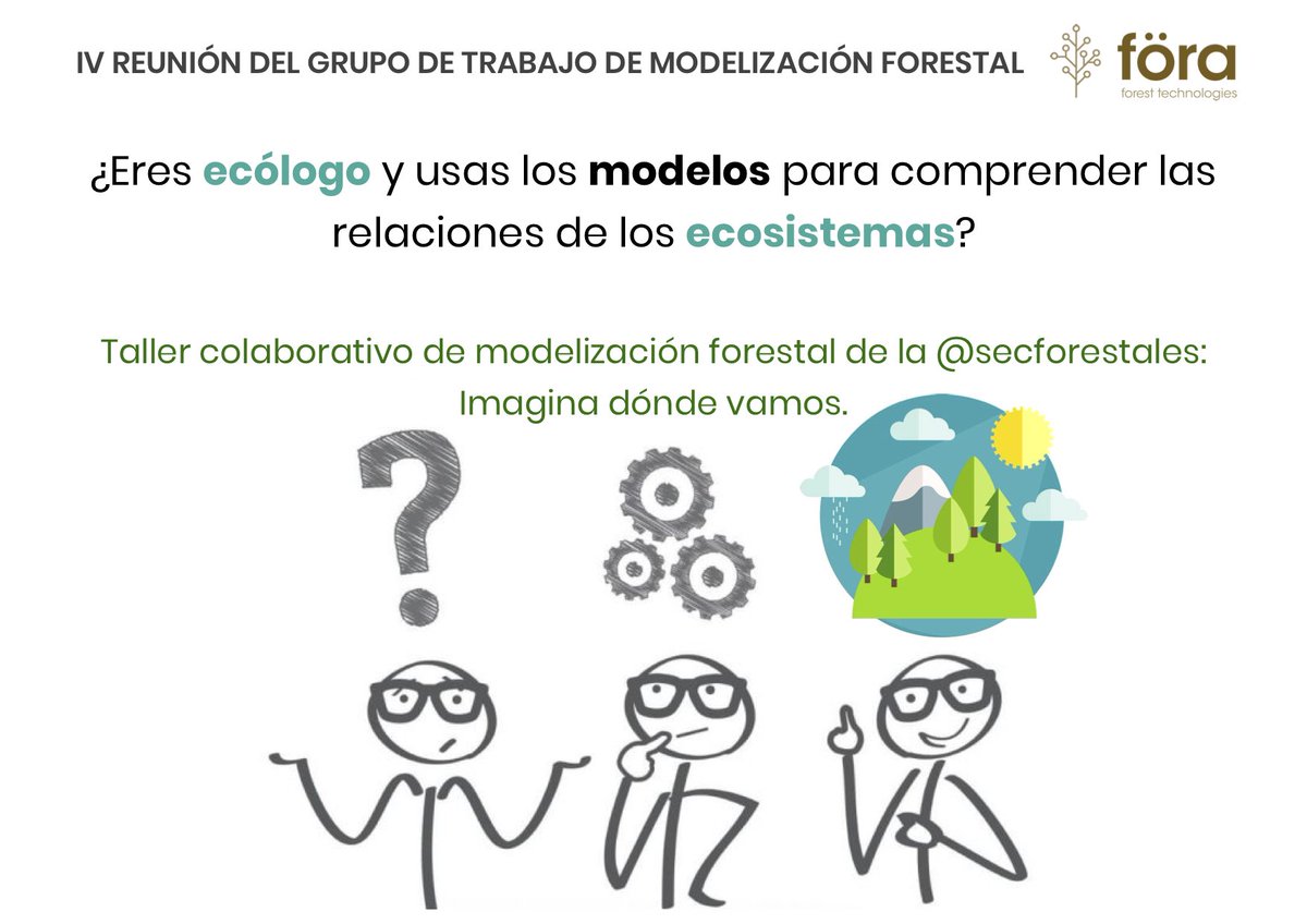 foraforestech's tweet image. ¿Tenemos los forestales la #modelización que necesitamos? 

¿Eres ecólogo y usas los modelos para comprender las relaciones de los ecosistemas?

Te esperamos el jueves 19 abril Soria secforestales.org/sites/default/… 

Taller colaborativo modelización forestal @secforestales