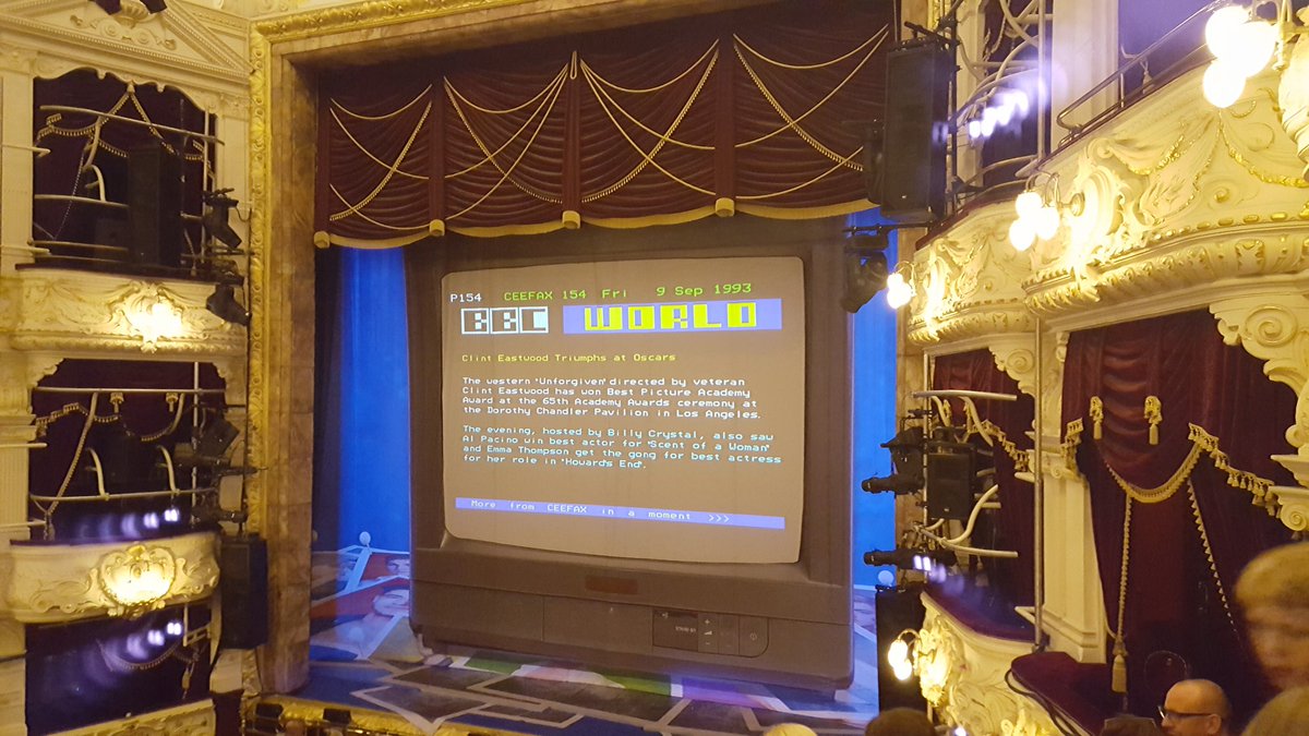 juney91's tweet photo. Saw @TheBandMusical @TheatreRoyalNew 
last night and loved every second. 🎶💙❤💛💚💜 Such a beautiful story. https://t.co/VF5w6Dn3uM