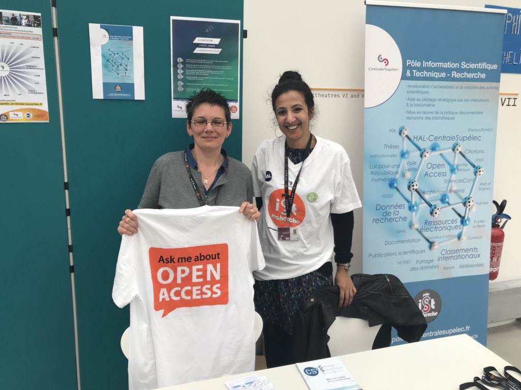 centralesupelec's tweet photo. A ne pas rater : le stand de notre pôle Information scientifique et technique Recherche ! Poke @Metz_CS @BibliothequesCS @VeroniquePretre https://t.co/ySCCjZSBQB
