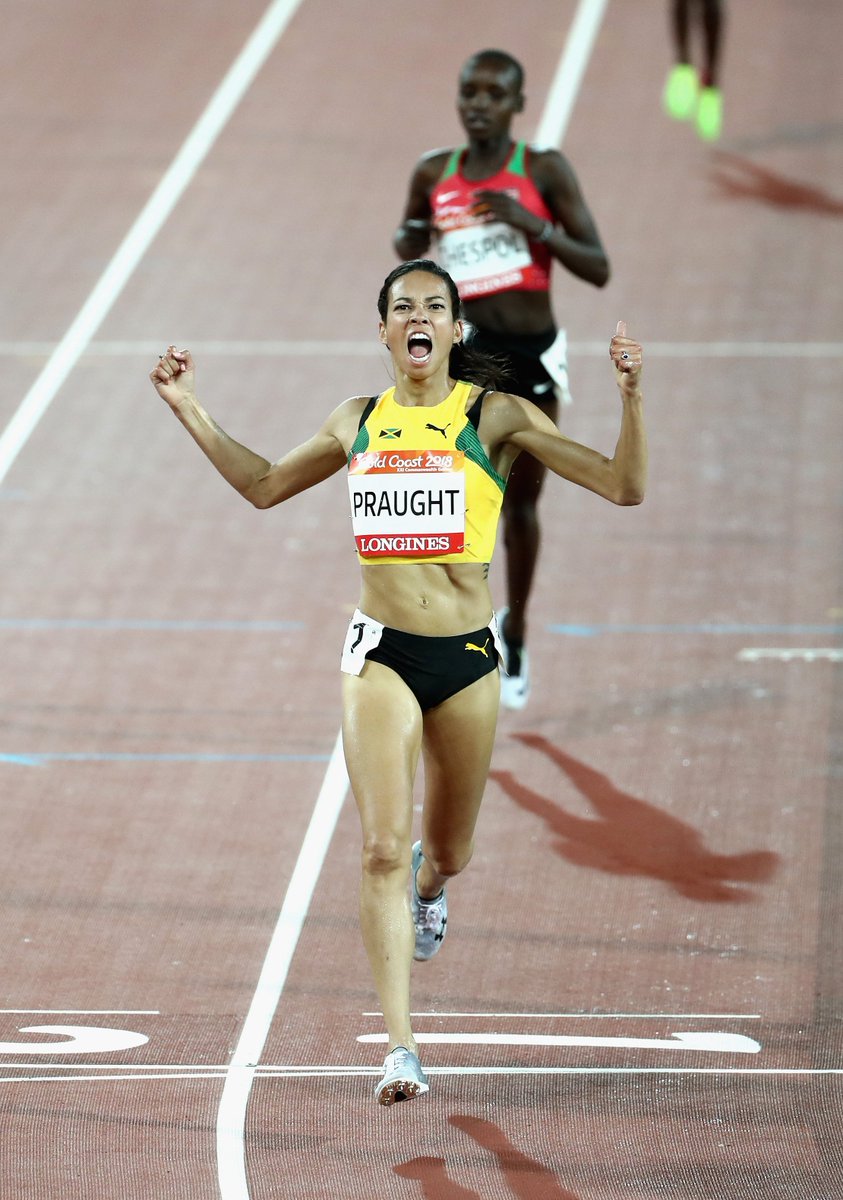 SPIKES (@spikesmag) on Twitter photo 3000m steeplechase gold for Jamaica! 🇯🇲
Yes, you read that correctly.
Congrats <a href="/aishapraught/">Aisha Praught Leer</a>, what a gutsy race and what a final lap that was!
#GC2018Athletics 3000m steeplechase gold for Jamaica! 🇯🇲
Yes, you read that correctly.
Congrats <a href="/aishapraught/">Aisha Praught Leer</a>, what a gutsy race and what a final lap that was!
#GC2018Athletics