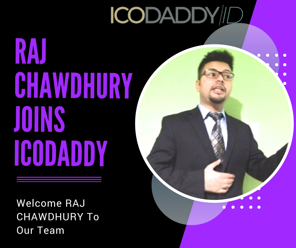 icodaddy's tweet image. Raj Chawdhury Joins @icodaddy&apos;s Advisors and Experts team. 
#ico #icolist #icoadvisors #icoexperts #cryptoadvisor #cryptoexperts.