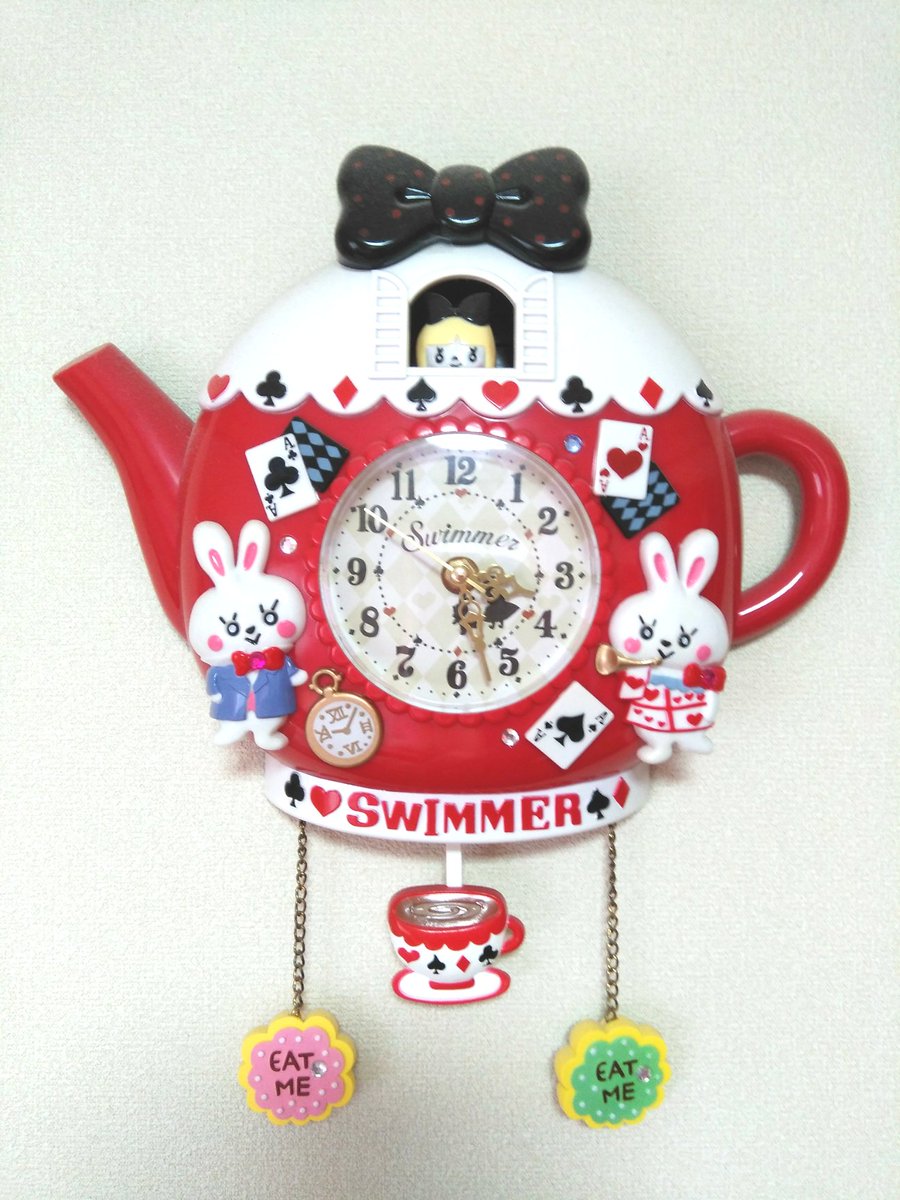 SWIMMER スイマー 壁掛け時計 アリス 填 SWIMMER スイマー 壁掛け時計 アリス 填
