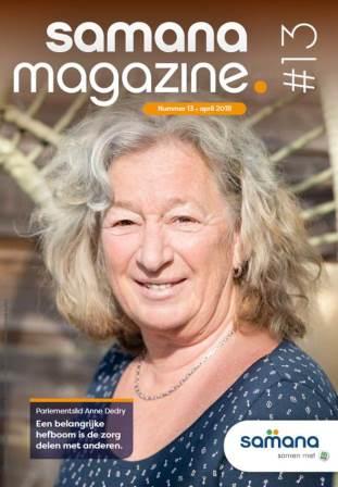 FHostens's tweet photo. Deze maand in Samana Magazine: parlementslid @annededry over #mantelzorg "het warmte-element van wat we 'samen-leven' noemen" pdf: https://t.co/Jna47kqpMh @mazonetwerk https://t.co/ElajNsTwPw