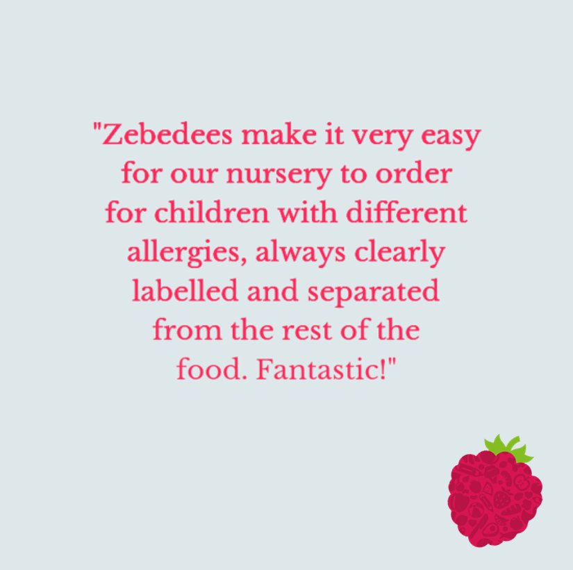 ZebedeesMeals's tweet photo. We β€οΈ receiving positive feedback from our settings #zebedees #nurserycaterer #allergymanagement #toddlergrub #nurseryfood #freefrom https://t.co/hROjajfQRs