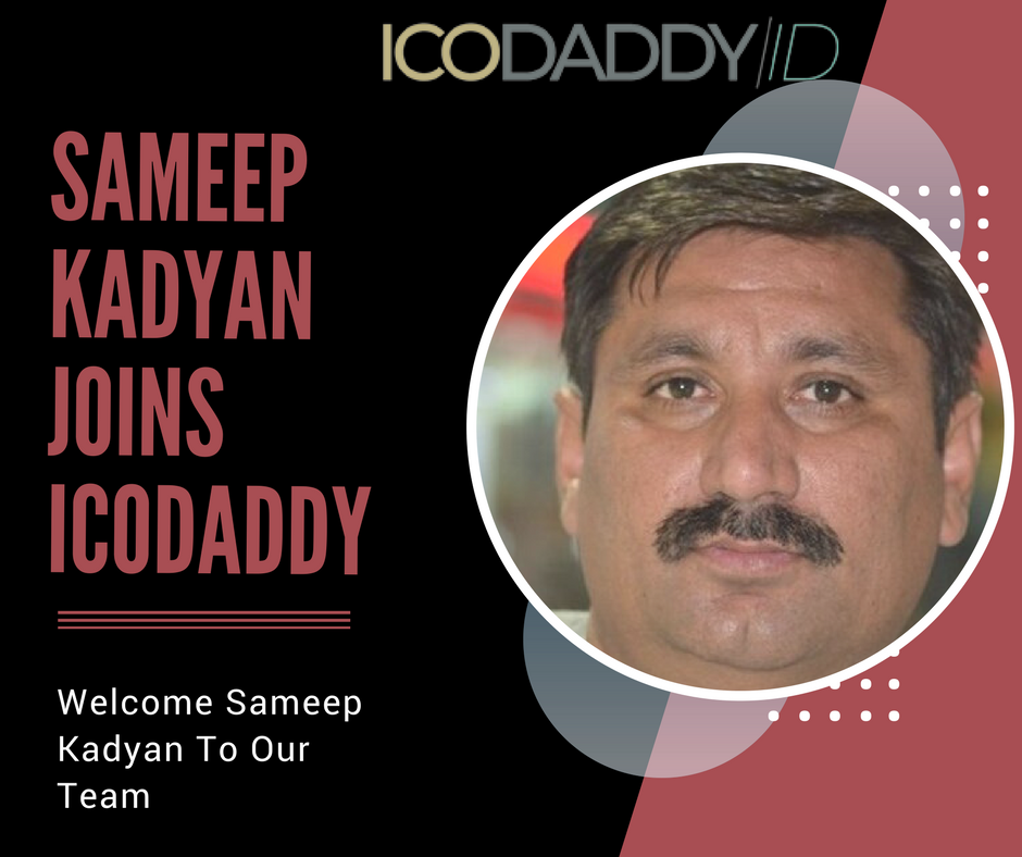 icodaddy's tweet image. @sameepkadyan joins @icodaddy&apos;s Advisors and Experts Team. 
#ico #icoadvisor #cryptoadvisor #besticoadvisor #icoexperts #besticoexpert #cryptocurrency #blockchain