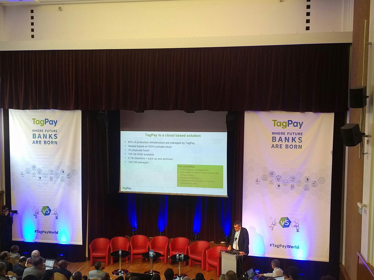 TagPayInc_Lat's tweet photo. Nuestro CTO @CharlesOzanne lanzando la versión 5.0 de nuestro Core Bancario TagPay #TagPayWorld https://t.co/BexJn1pjUo