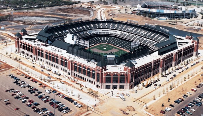 Texas Sports History on X: Today in 1994, The Ballpark in