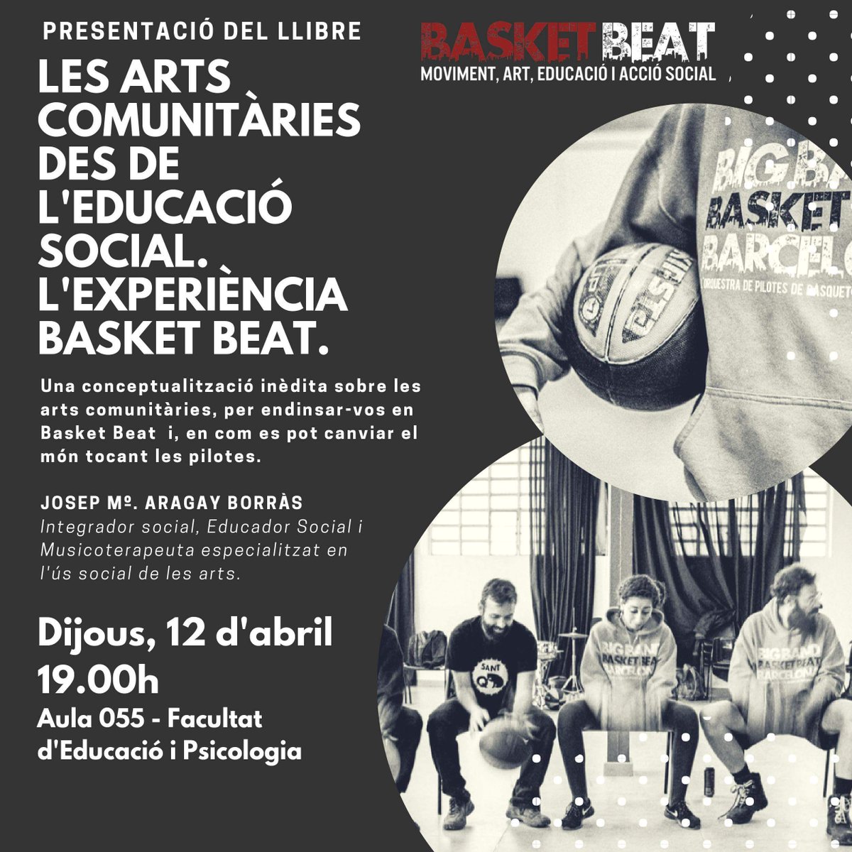conarte_int's tweet photo. Demà #arts #comunitaries #educació #cultura #Girona #UdG #BasketBeat https://t.co/l5EFrefQKc